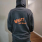 Party In The Back & What Nooo Waaay Grey & Orange Unisex Hoodie *LIMITED EDITION*