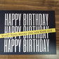 Single Birthday Card