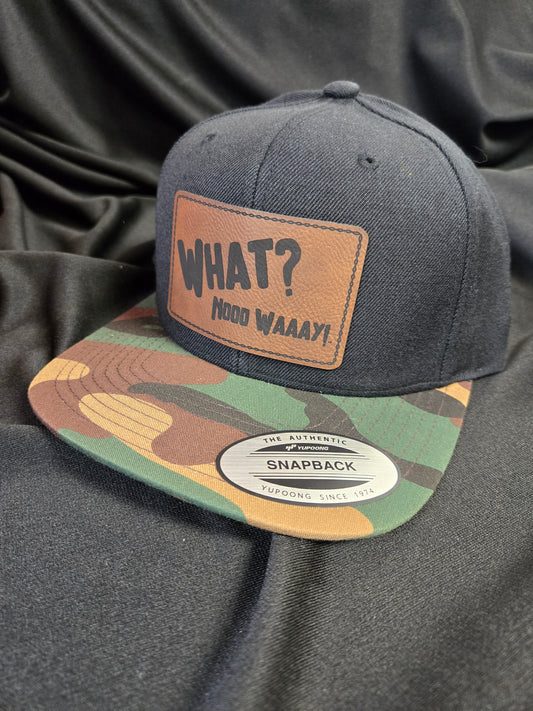 Flat Brim Snap Back What? No Way!