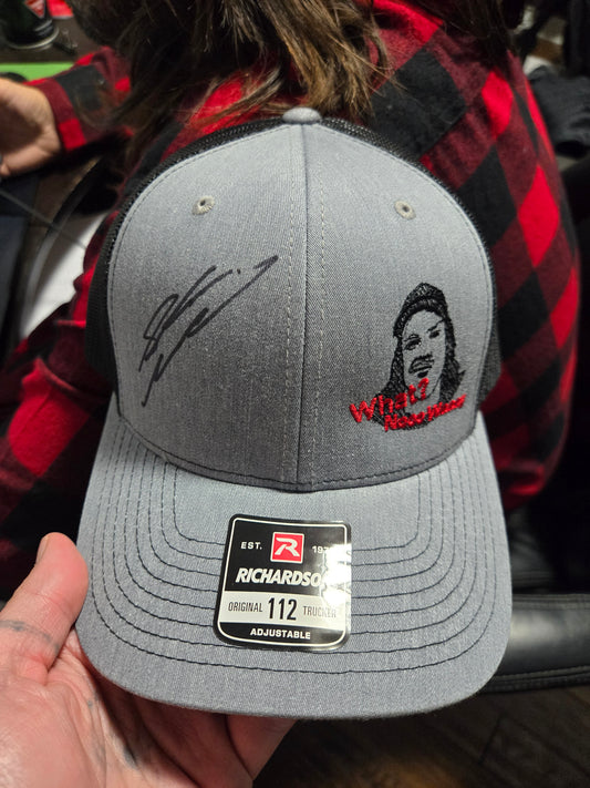 SIGNED Face Logo Trucker Hat