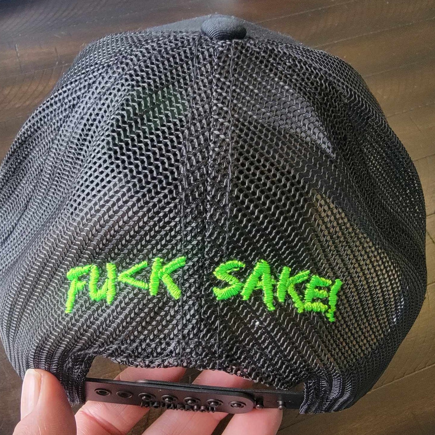 Double Sided- What Nooo Way & Fu(k Sake Black Trucker Hat