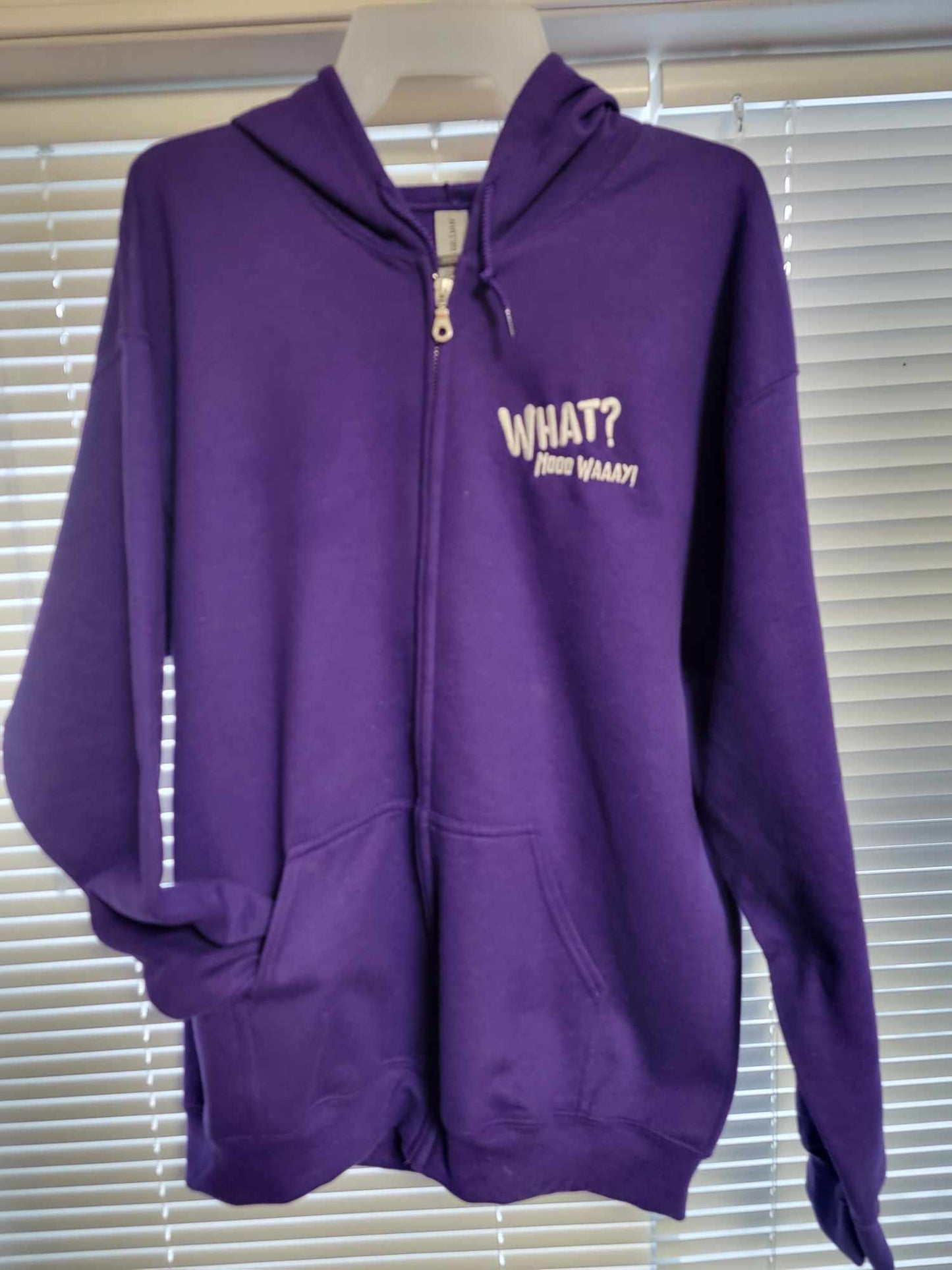 WNW Embroidery Front & Fu(K Sake Back Gildan Front Zip Up Hoodie