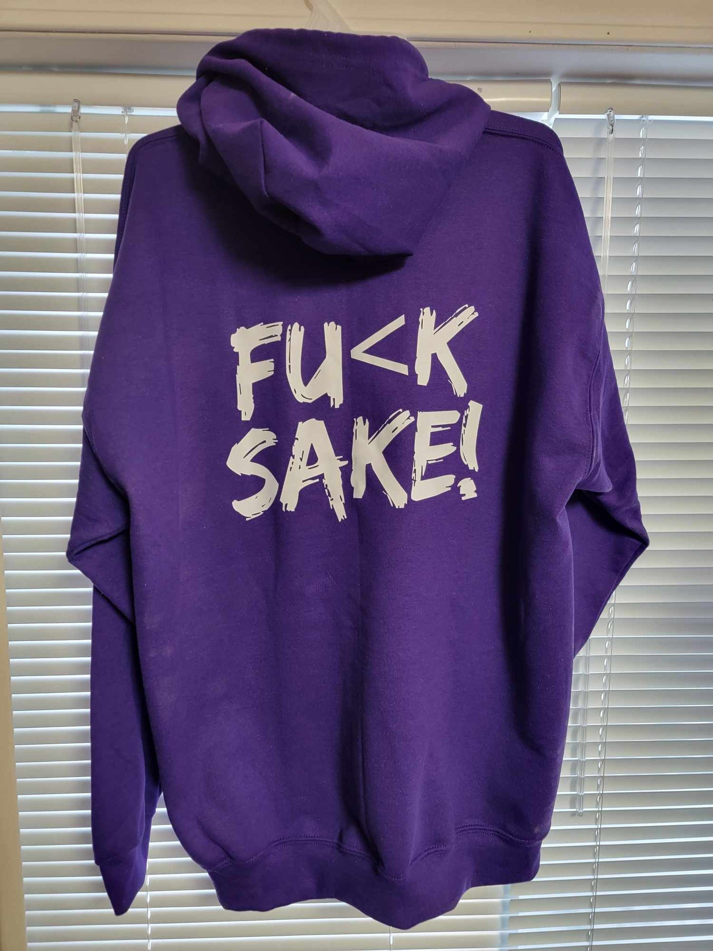 WNW Embroidery Front & Fu(K Sake Back Gildan Front Zip Up Hoodie