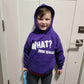 What Nooo Waaay Purple YOUTH Hoodie