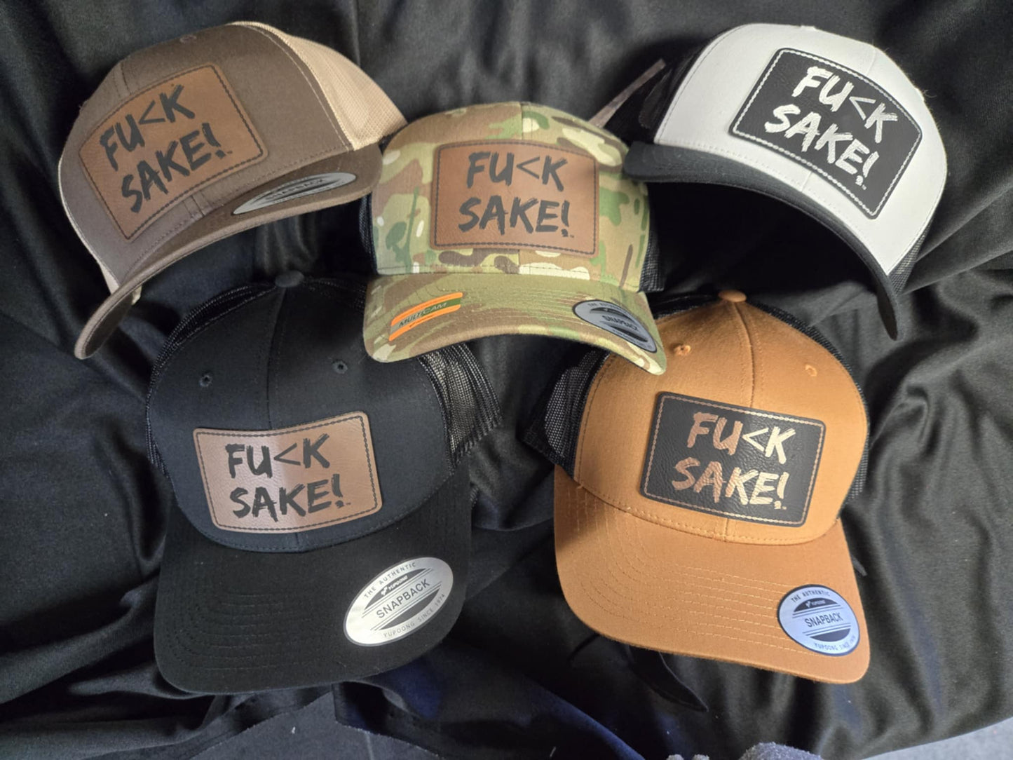 Fu(k Sake Leather Patch Snap Back