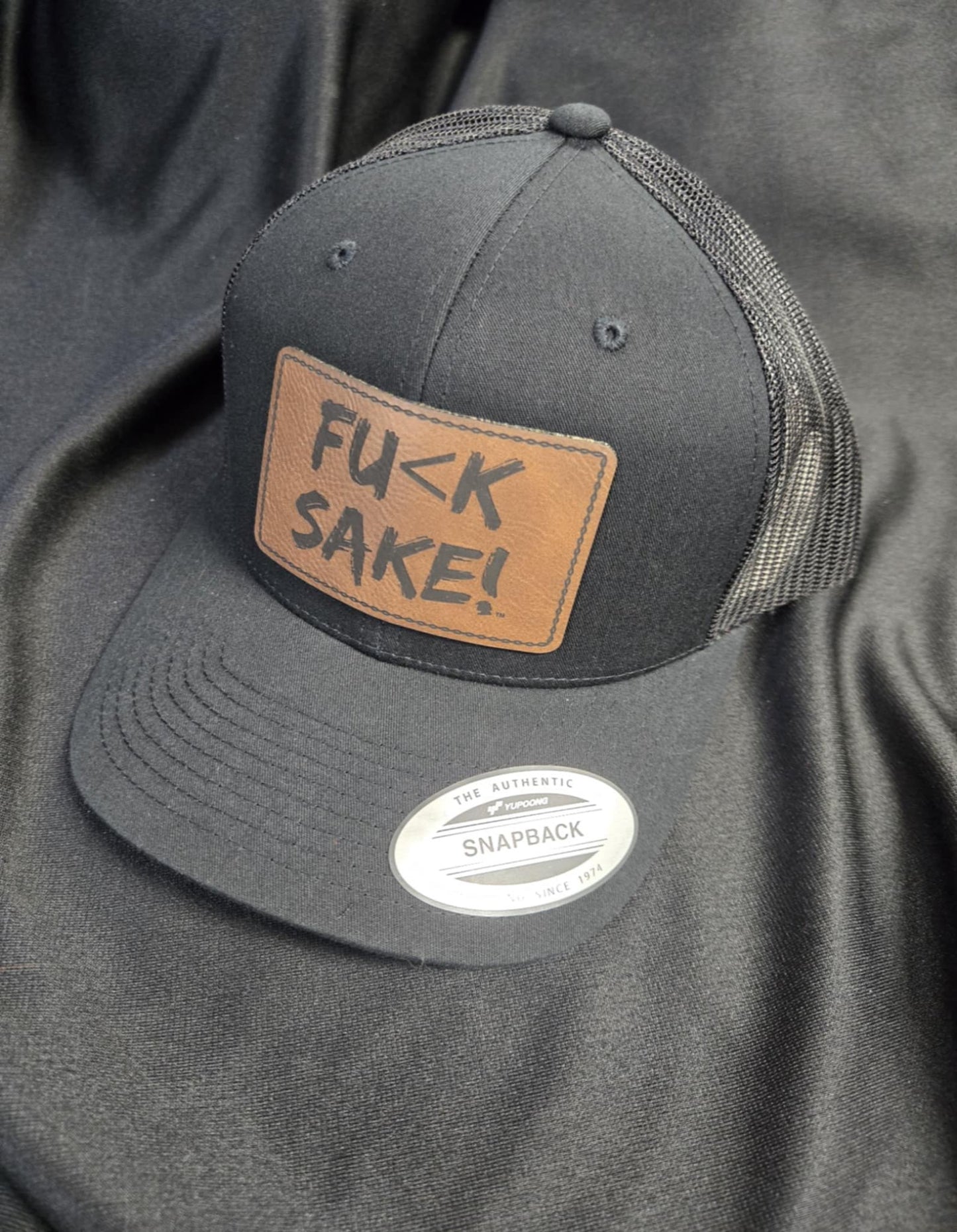 Fu(k Sake Leather Patch Snap Back