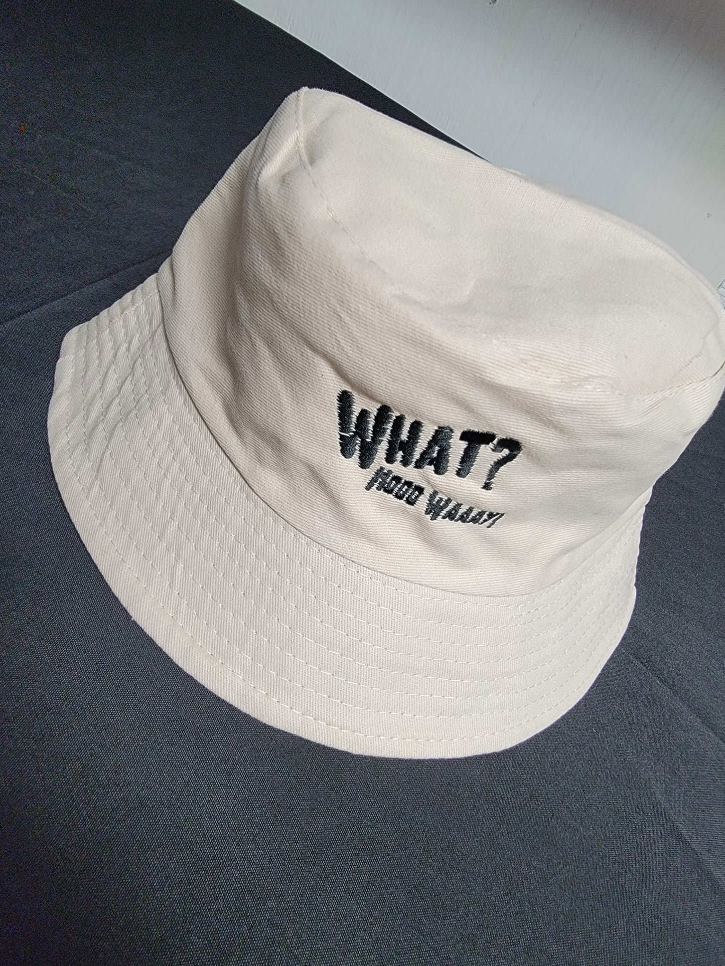 What No Way & Fu(k Sake Beige Bucket Hat